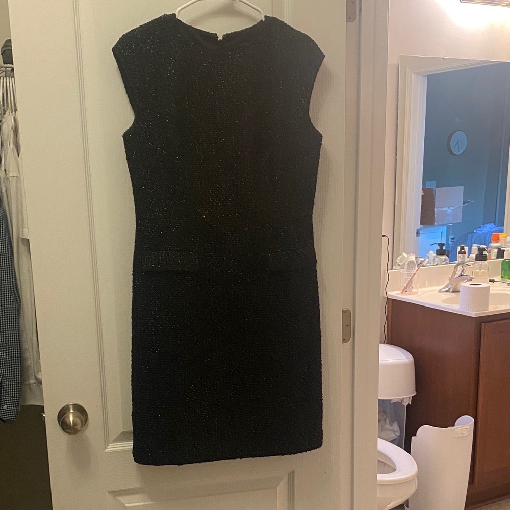 Ann Taylor Elegant Black Mini Dress